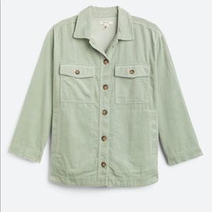 NWOT Madewell Corduroy Shirt Jacket